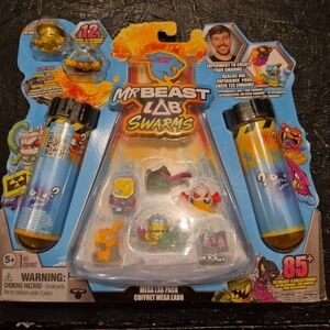 MrBeast Lab Swarms Mega Lab Unleash 12 Swarms Atomic Micro Beasts with Silver Pk